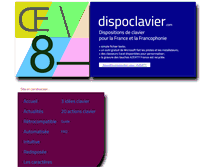 Tablet Screenshot of dispoclavier.com